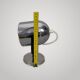 Reggiani Orb Table Lamp Metal Eye Modern Design Vintage 1970s