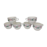 Lot 6 chocolate cups Villeroy and Boch Palermo cardboard