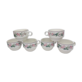 Lot 6 chocolate cups Villeroy and Boch Palermo cardboard