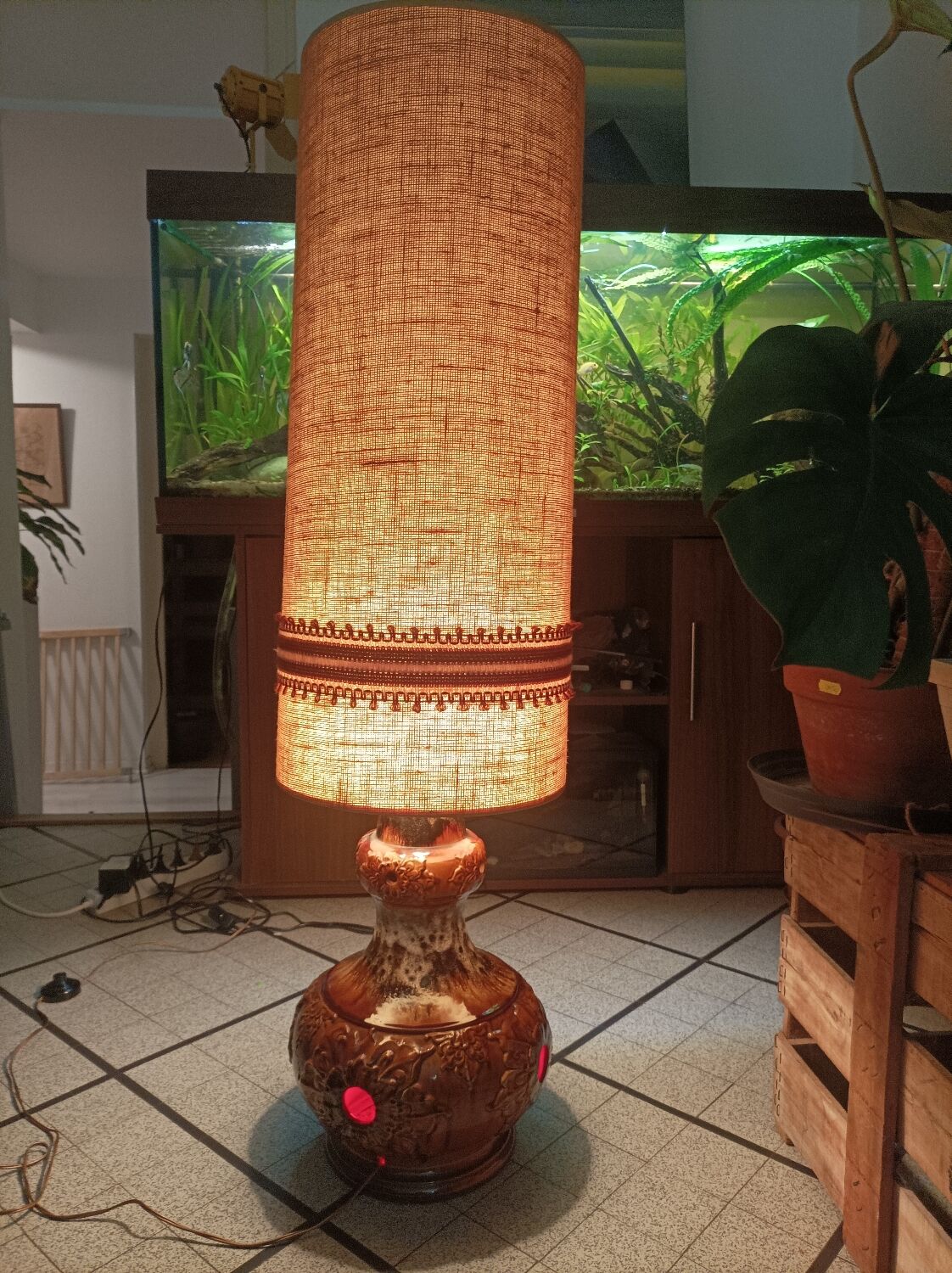 Table lamp Vallauris vintage 70s