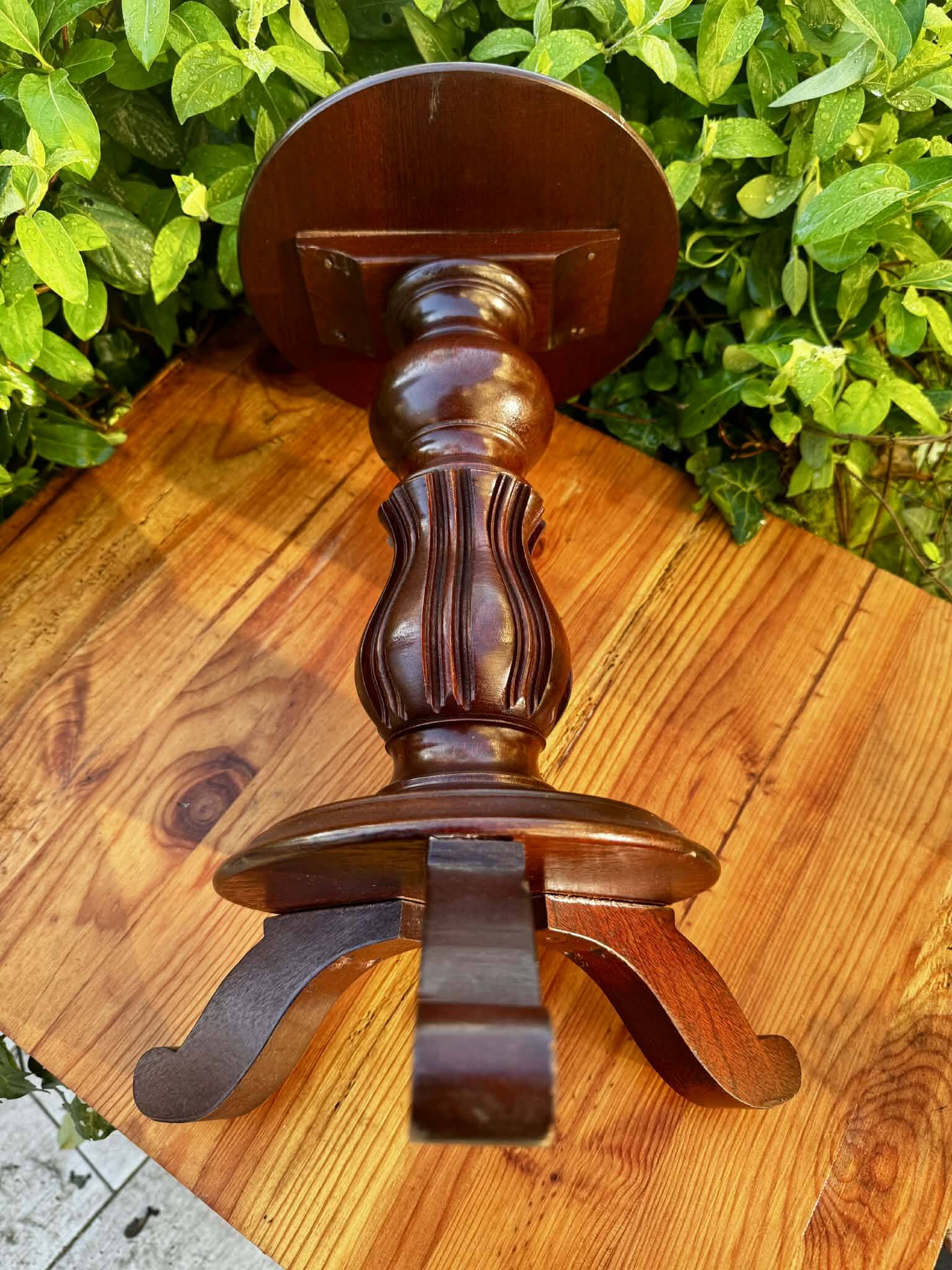 Guéridon en bois vintage