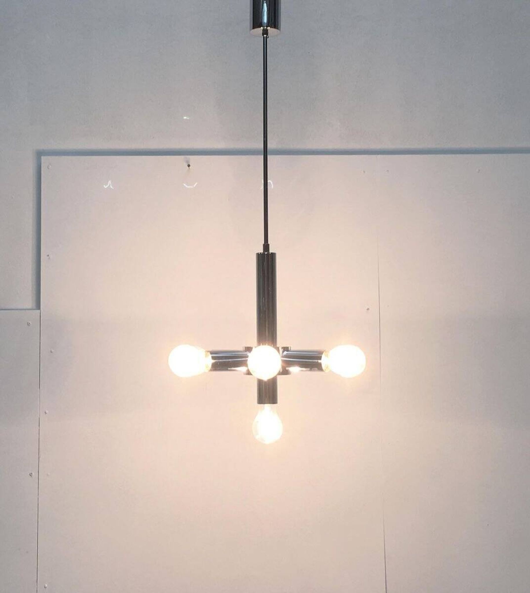 Suspension Chrome Space Age Mid-Century
