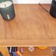 1950s side table with compass legs