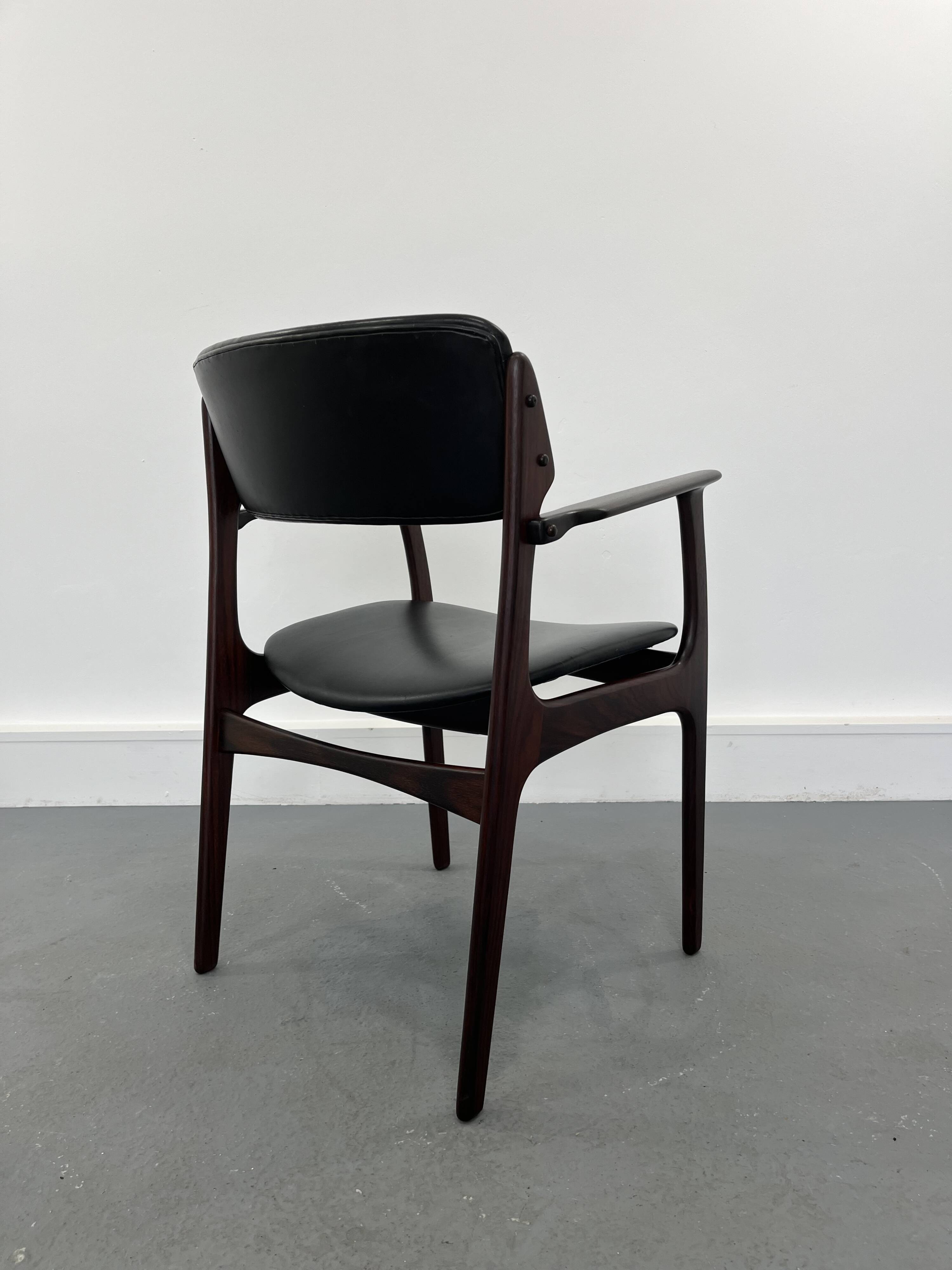 Rosewood Armchair by Erik Buch 1960s