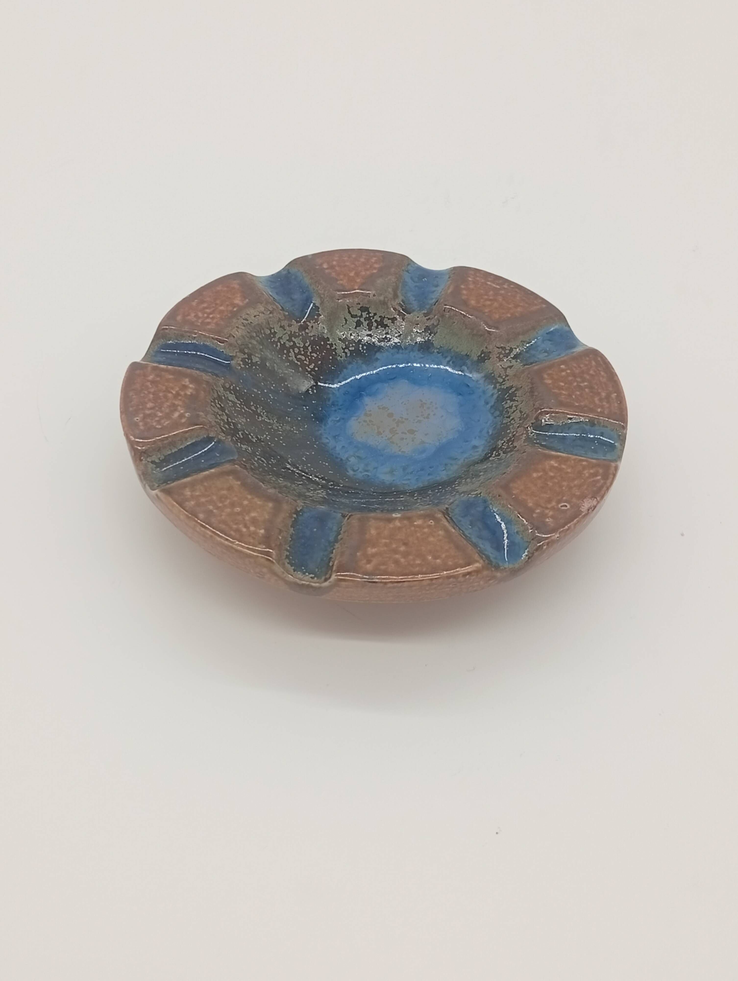 Enamelled Ceramic Ashtray Henri Picard France Art Deco France 1930s