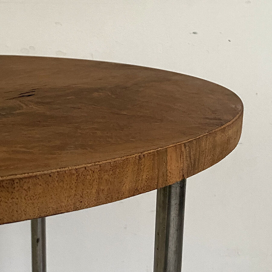 Vintage pedestal table 50's