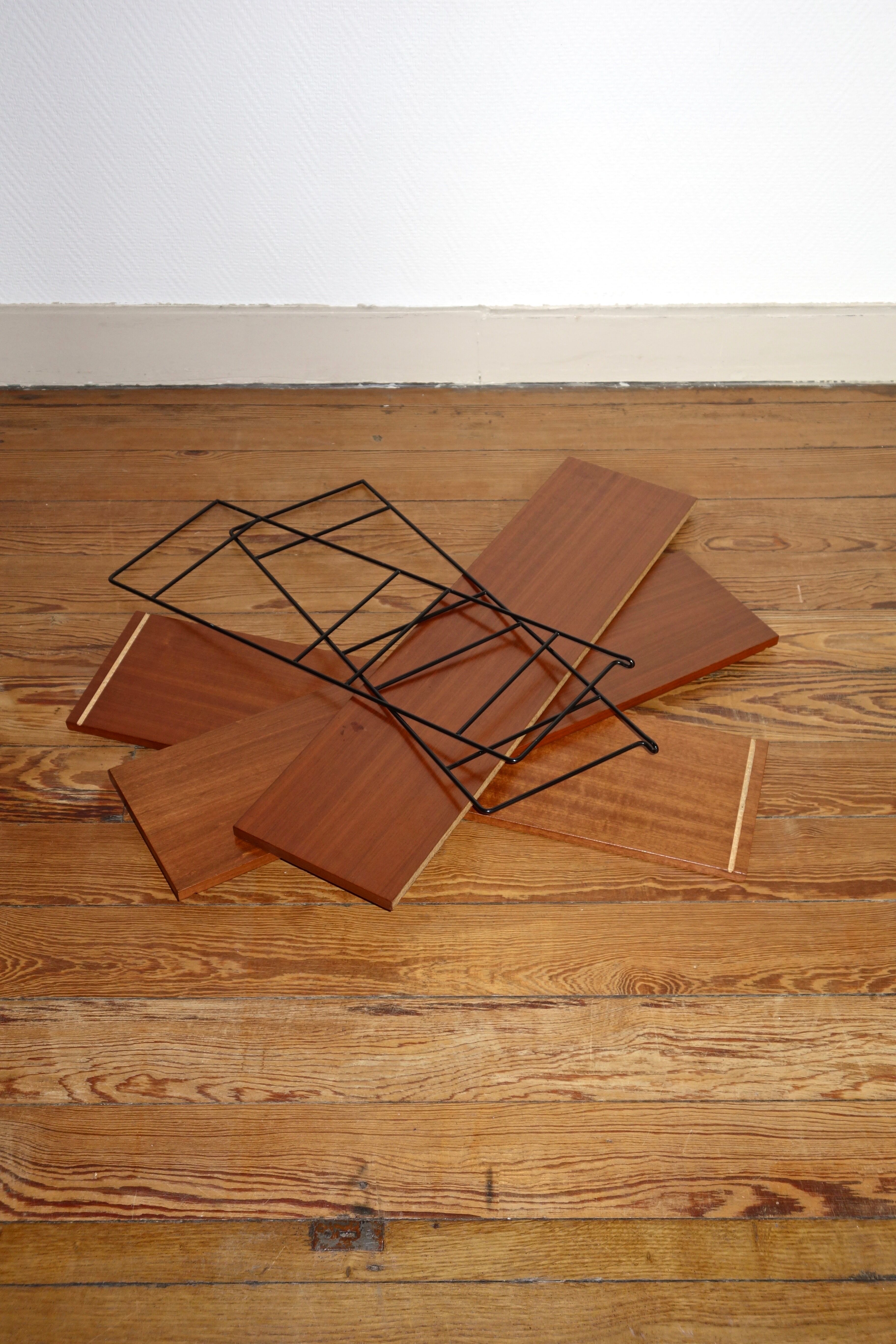 50 years teak wall shelf