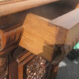 carved walnut jam cabinet