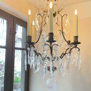 Crystal pendant chandelier 19th century
