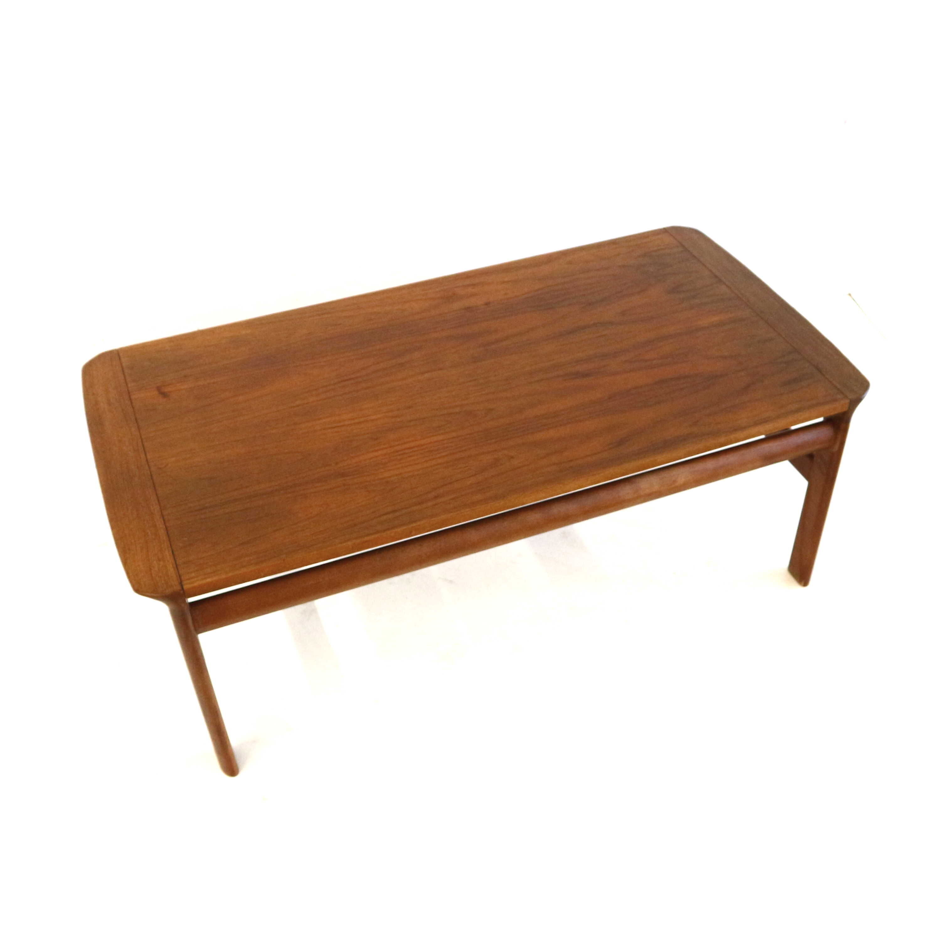 Vintage teak coffee table made in the 1960s