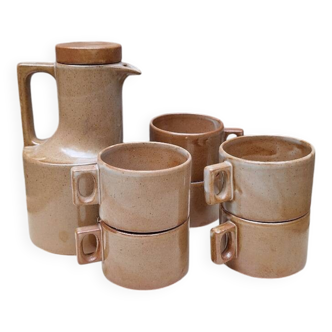 Brenne stoneware coffee service