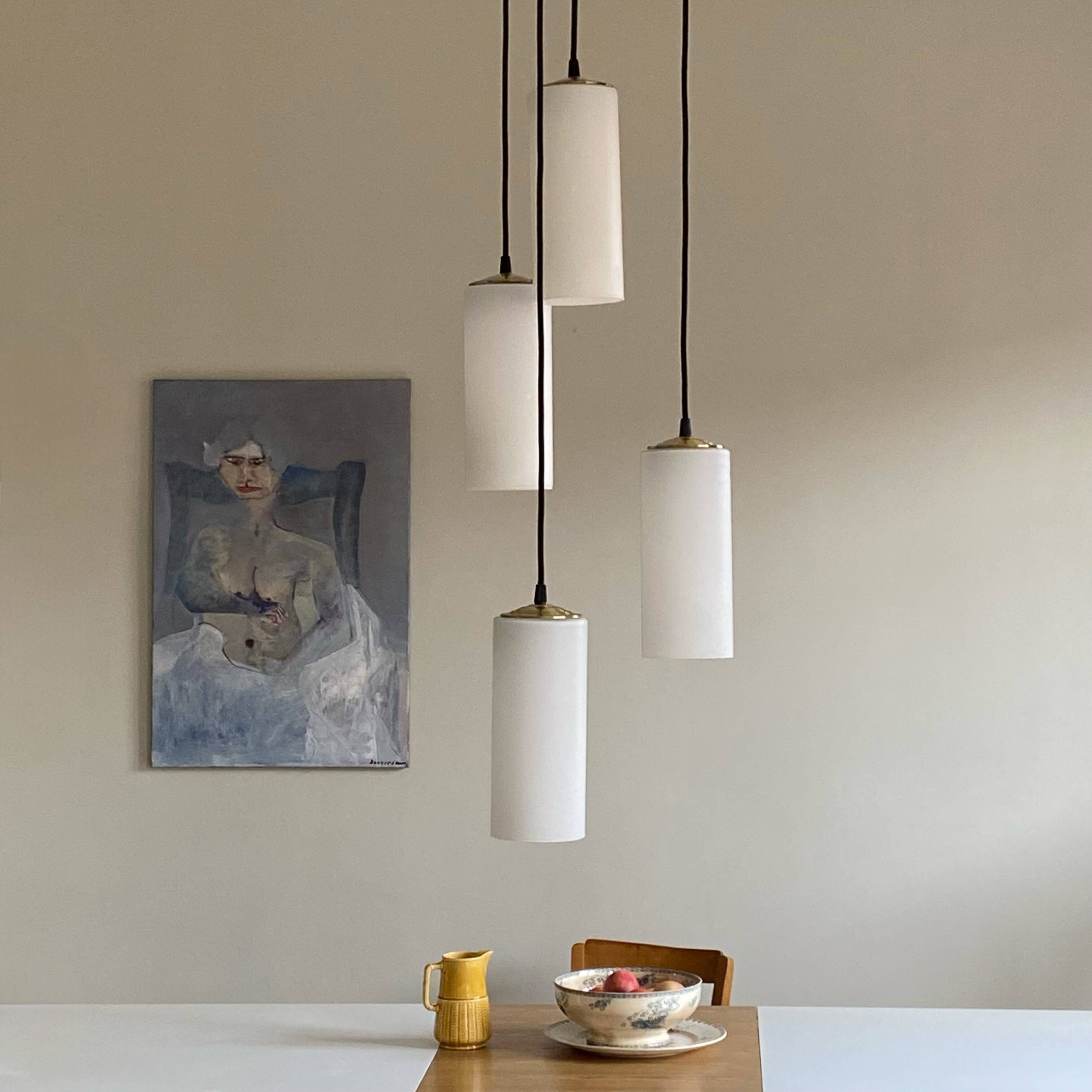 Parscot glass waterfall chandelier pendant