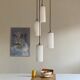 Suspension lustre cascade en verre Parscot