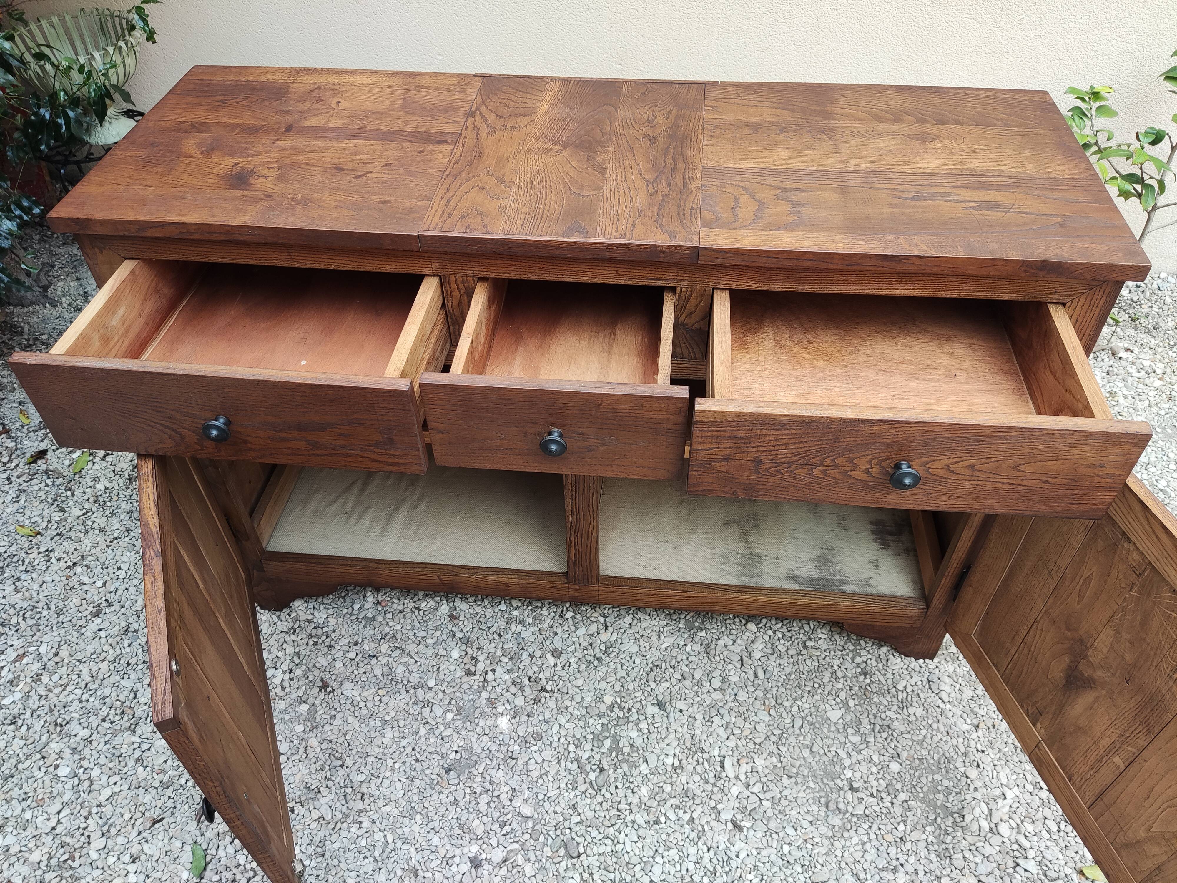 Oak sideboard