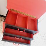 Secretary desk with 2 drawers, 1 niche with 3 storage spaces