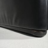 3-seater leather sofa by Vico Magistretti for Cassina, 1970.