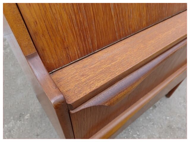 Secrétaire scandinave en teck années 60