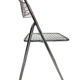 Set of four chrome folding chairs by Niels Gammelgaard for Ikea 1970