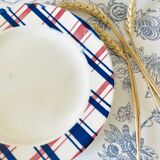 Assiette dessert Digoin Sarreguemines collection Basque