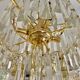 Venini chandelier murano iridescent glass