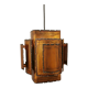 Brutalist hanging lamp, denmark 1960s