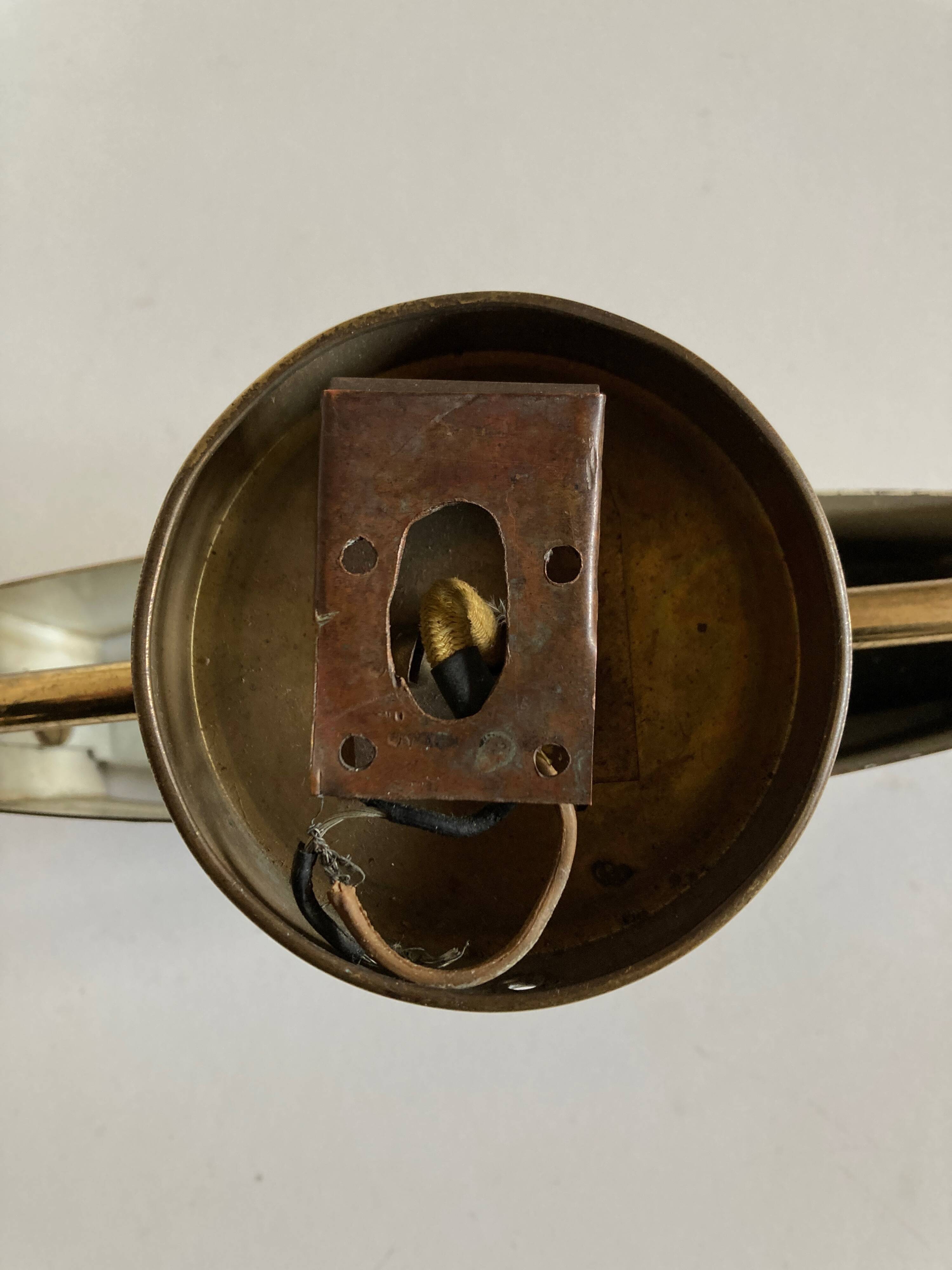 60s swivel eye wall light