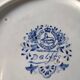 Assiette murale, faience de Delft