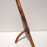 Mirror to pose, vintage, rattan