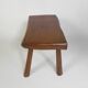 Vintage oak stump stool, 1960s