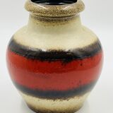 Scheurich vase 291 with red cabochons