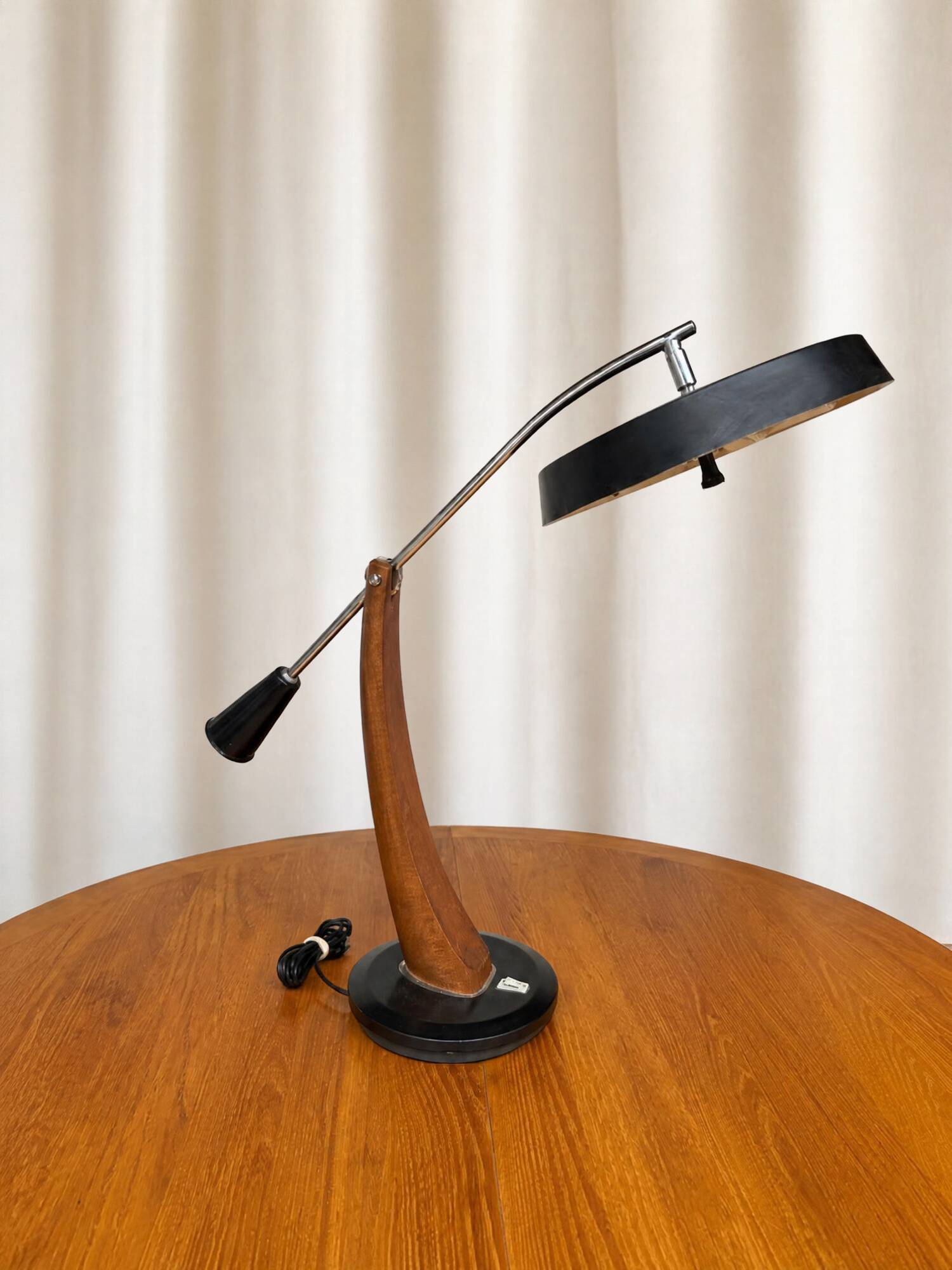 President Pendulum Desk Lamp for Fase, Spain, 1960