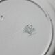 7 earthenware dessert plates with apple decoration and slip-brushed rim, KG Lunéville