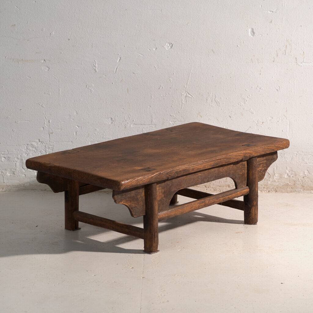 Antique elm wood coffee table – China, circa 1900