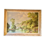 Oil on canvas by Roger Houck