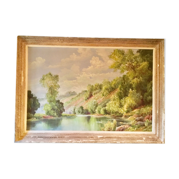 Oil on canvas by Roger Houck