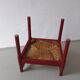 2 red Vico Magistretti “Carimate” style armchairs | Italy | 1970s