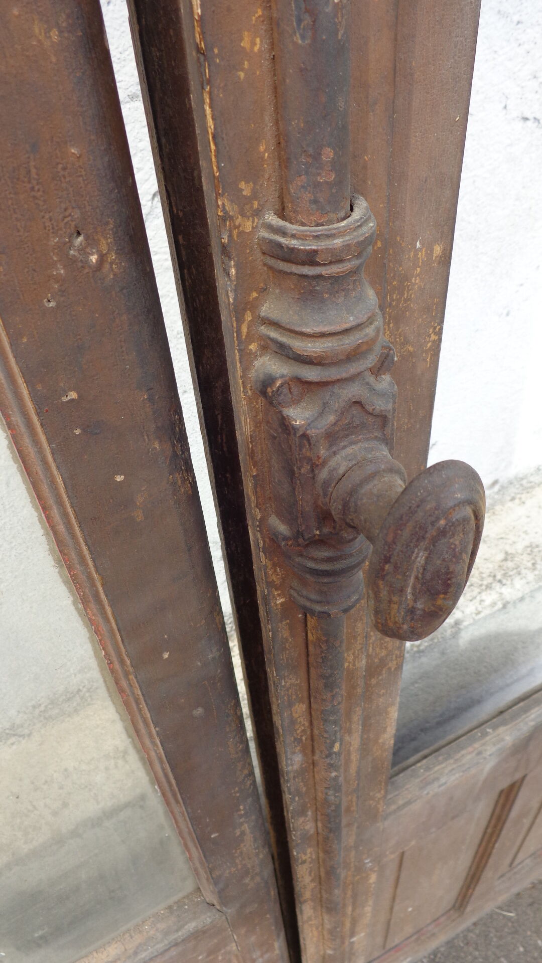 French window withstained glass