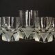 4 Rosenthal crystal whisky glasses + ice bucket + 2 shot glasses