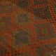 Tapis Kilim Tribal Vintage – Motifs Géométriques Terre & Orange, 207x301 Cm