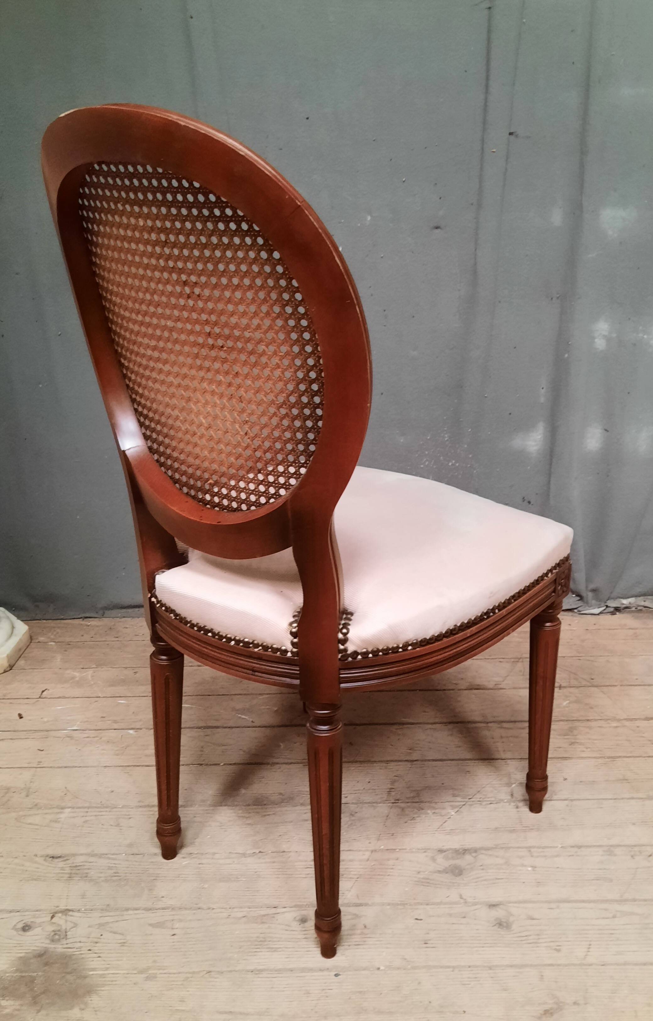 Set of 6 Louis XVI style chairs