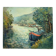 Banks of the Seine at Bougival, oil on canvas signed