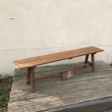 Massive larch farm bench