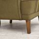 1960s, Danish highback armchair, original green furniture wool.