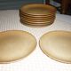 Pair of stoneware dessert plates cnp village france