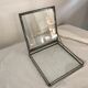 Glass and gilded brass showcase box