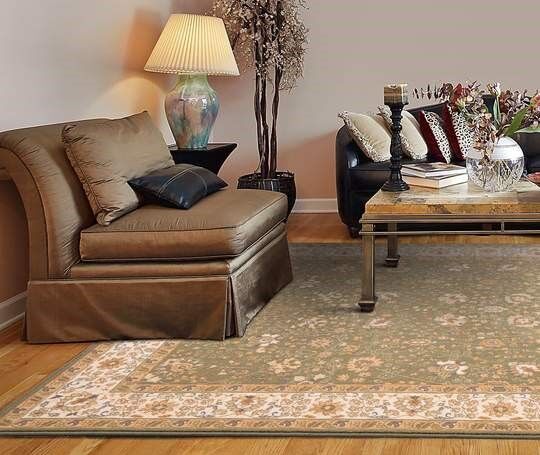 Nati green oriental carpet 160x230 cm