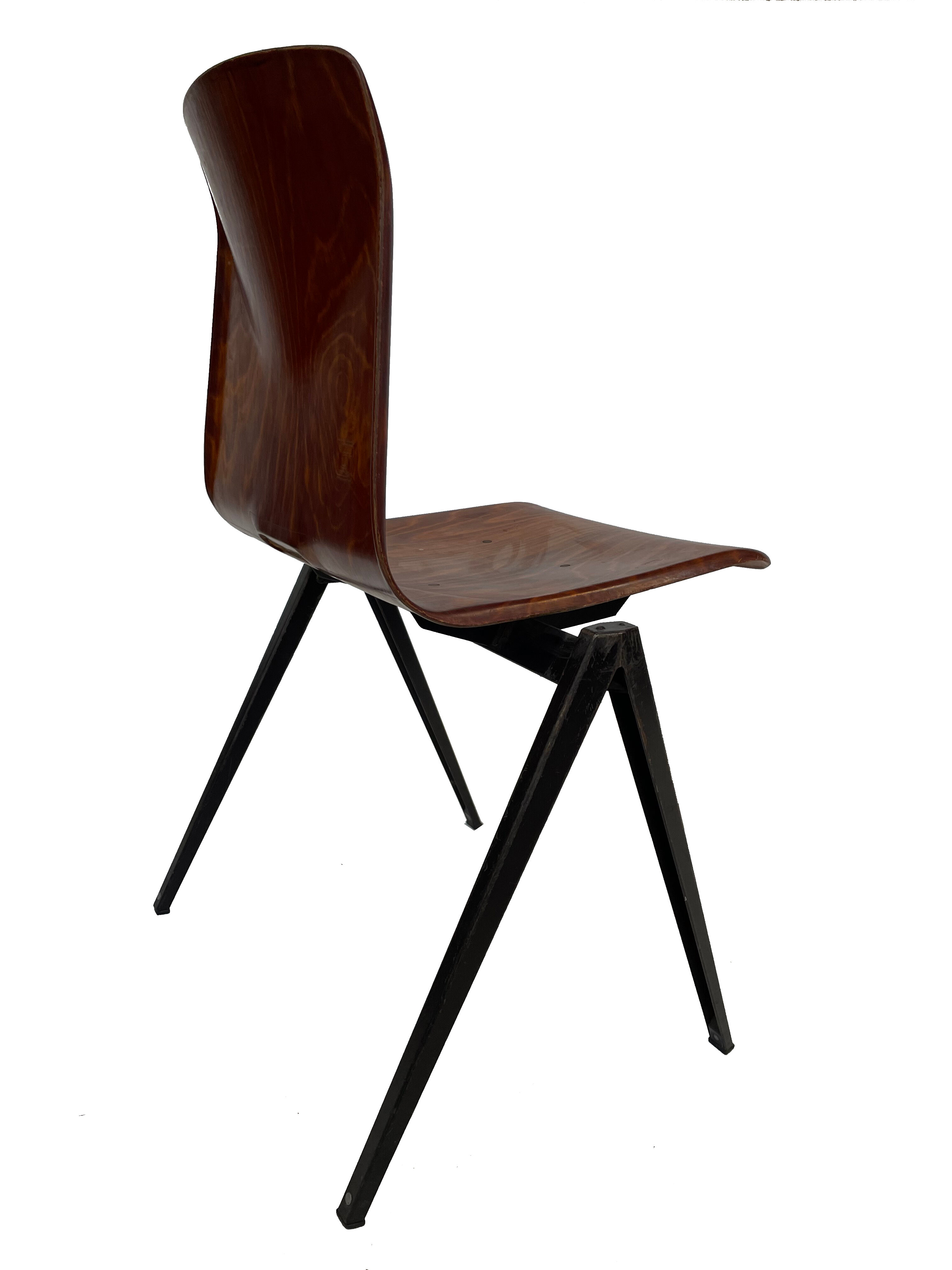School chair brown