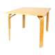 Table carrée en bois années 80