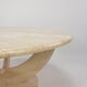 Italian travertine coffee table, 1970s