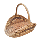 Wicker log basket
